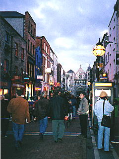 Downtown, Near Grafton Street, copyright 1997 Laurie Young